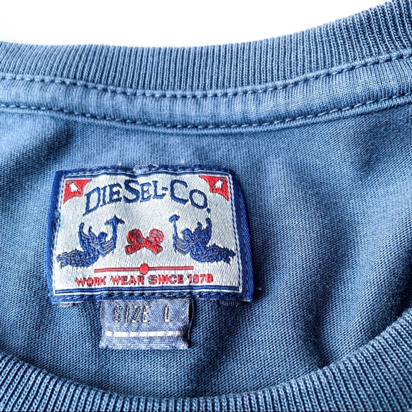 Diesel Industry Iconic Only the Brave T-shirt L - Picture 4 of 7